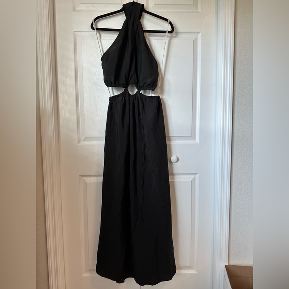 YFB Cutout twist top high neck midi dress sz.M - Picture 1 of 4